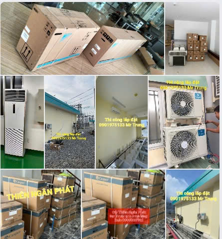 Lô hàng máy lạnh chính hãng giá tốt tại Điện lạnh Thiên Ngân Phát 