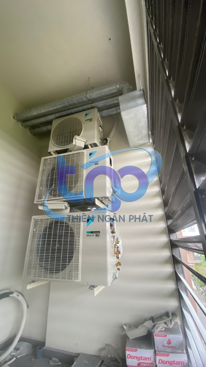 Điện lạnh Thiên Ngân Phát lắp máy lạnh Multi chung cư