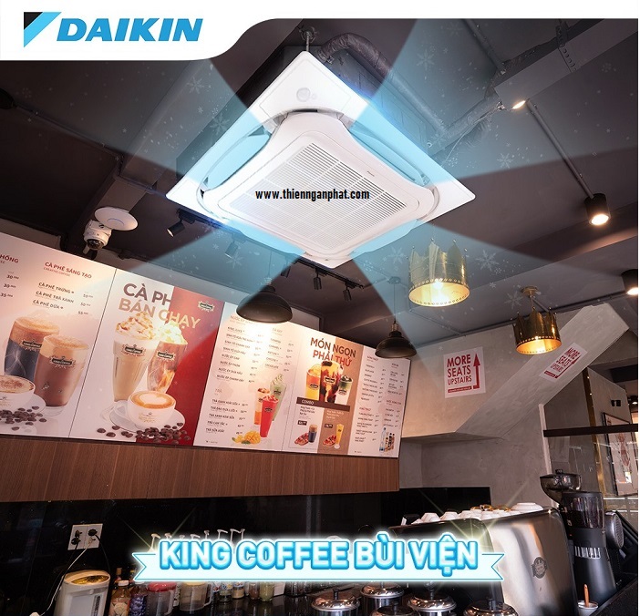 Giới thiệu đến khách hàng dòng máy lạnh âm trần Daikin    May-lanh-am-tran-King-Coffee