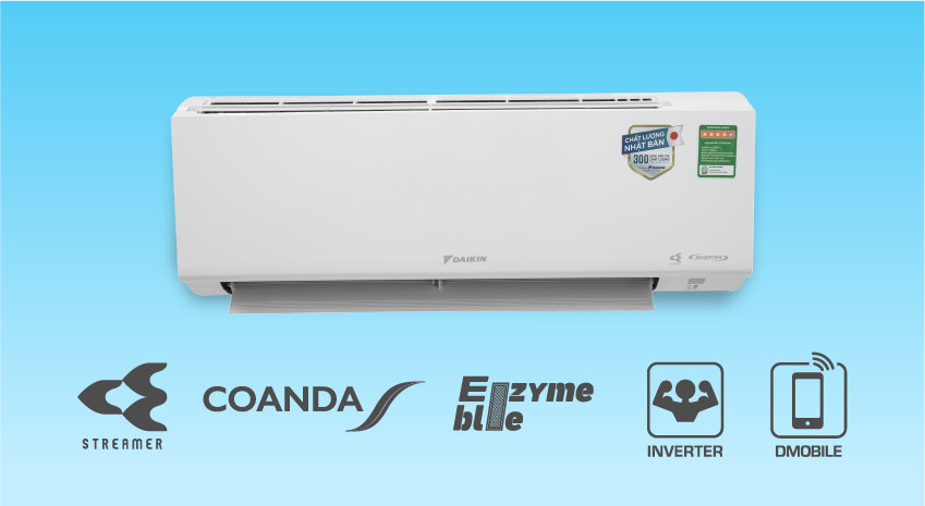 Vì sao máy lạnh inverter dần thay thế máy lạnh dòng thường? May-lanh-treo-tuong-FTKF