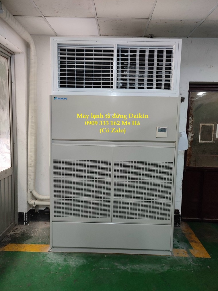 Máy lạnh tủ đứng Daikin nối ống gió thân thiện với môi trường.