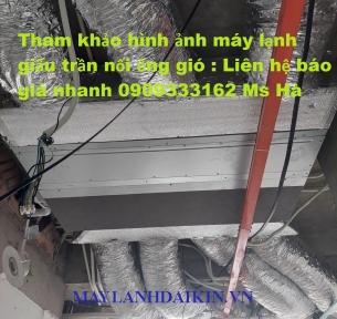 Thi công lắp đặt máy lạnh nối ống gió trong phòng khách